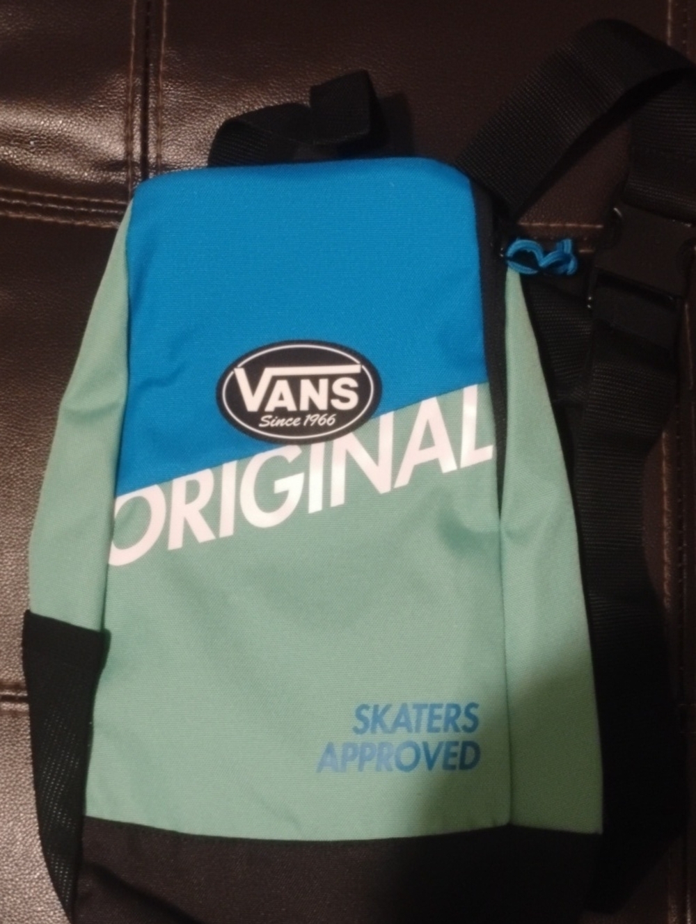Vans Teal and Blue Original Crossbody Bag